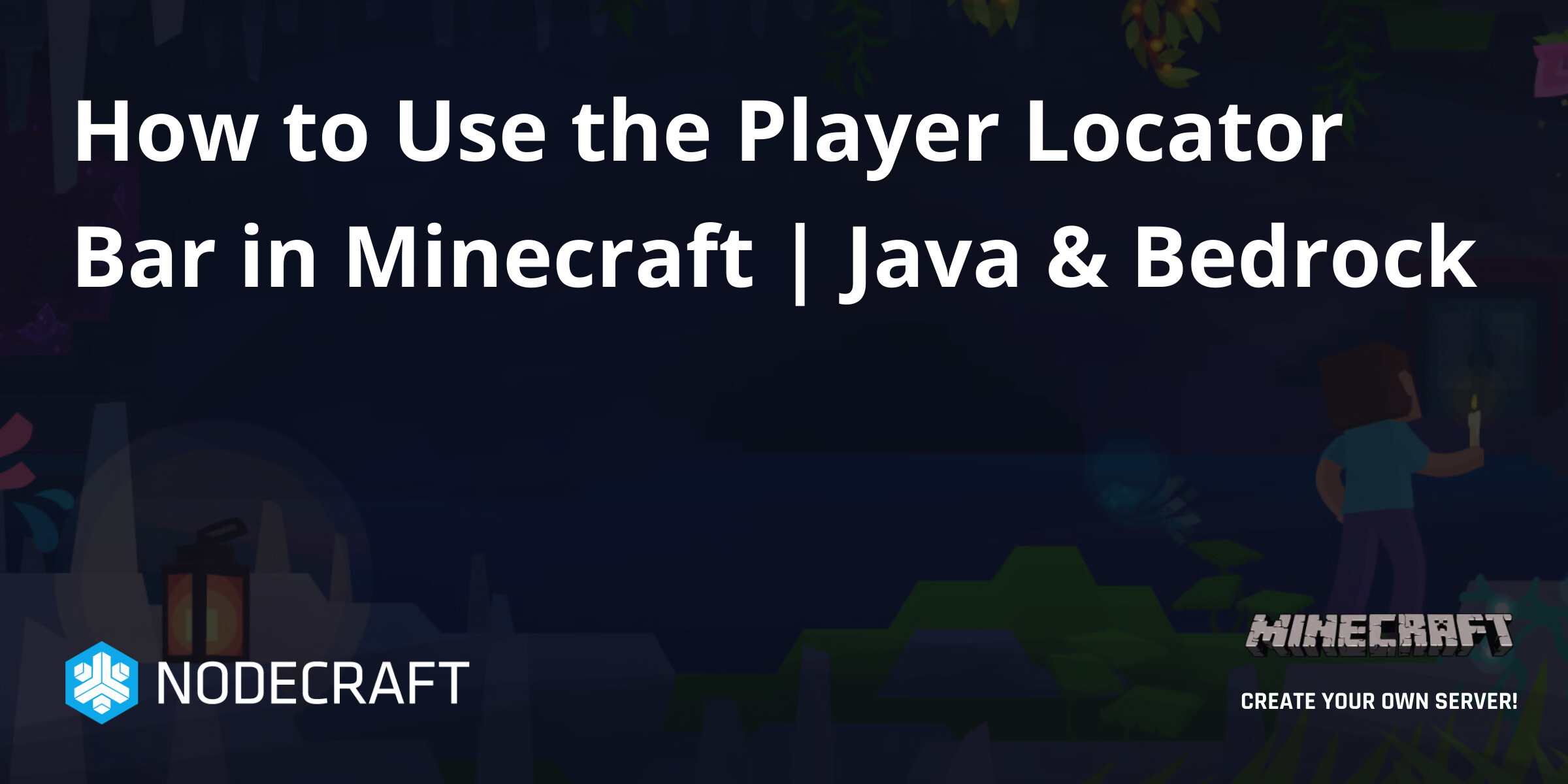 How to Use the Player Locator Bar in Minecraft | Java & Bedrock | Setup ...